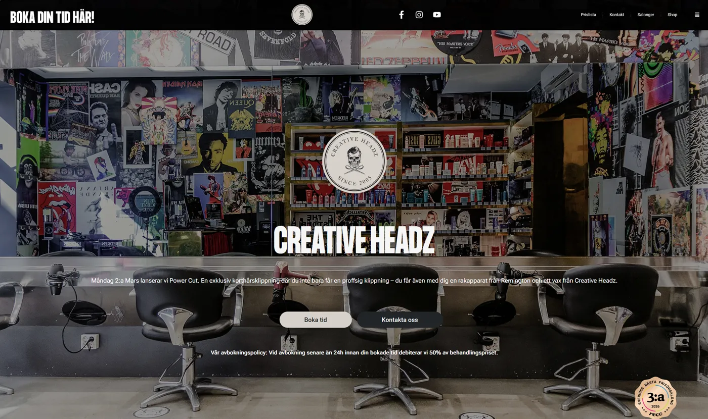 Creative Headz site